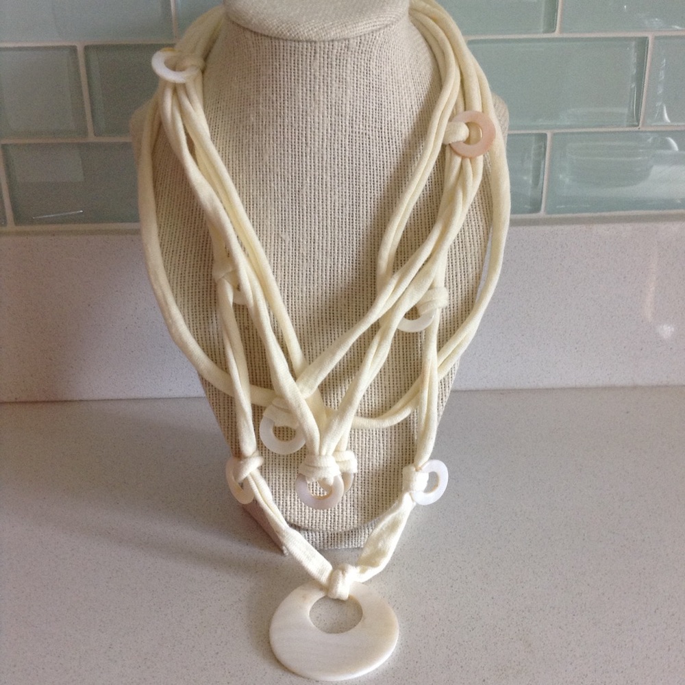 T shirt necklace handmade